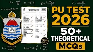Thumbnail: PU Admission Test 2026 | Important MCQs | Expected MCQs | PU Entry Test Preparation
