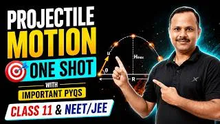 Thumbnail: Projectile Motion | Class 11 Physics | Complete Chapter | NEET & JEE | One Shot