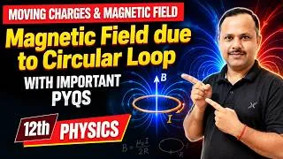 Thumbnail: Magnetic Field Due to Circular Loop | Class 12 Physics | Moving Charges & Magnetism | NEET | JEE