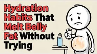 Thumbnail: Hydration Habits That Melt Belly Fat Without Trying | Simple Water Tricks for Faster Fat Loss