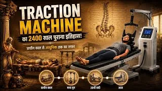 Thumbnail: Traction Machine का असली इतिहास | Ancient Greece से Modern Physiotherapy तक