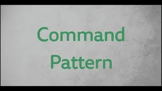 Thumbnail: Command Pattern Explained (Unity)