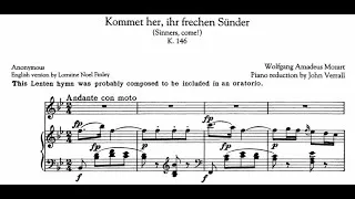 Thumbnail: Kommet her, ihr frechen Sünder (B-flat Major), Wolfgang Amadeus Mozart, Piano Accompaniment