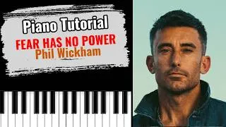 Thumbnail: 🎹FEAR HAS NO POWER by Phil Wickham (easy piano tutorial lesson free)