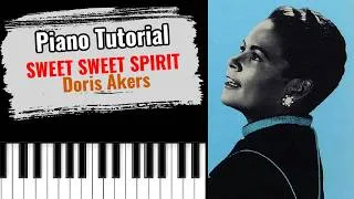 Thumbnail: 🎹SWEET SWEET SPIRIT by Doris Akers (easy piano tutorial lesson free)