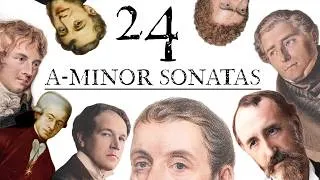 Thumbnail: I played 24 A-minor sonatas on 5 historical pianos (1st mvt. expositions)