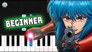 Thumbnail: The Ghost in the Shell OP - "GO GHOST" - BEGINNER Piano Tutorial & Sheet Music