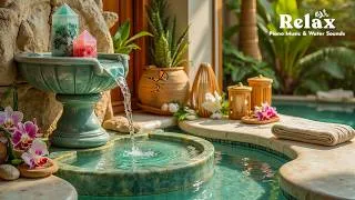Thumbnail: Soothing Music + Water Sounds 🌿 Sleeping Music for Deep Sleeping, Stress & Anxiety Relief
