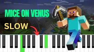 Thumbnail: EASY! Minecraft - Mice on Venus | Piano Tutorial - Slowed Down