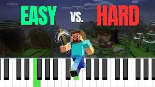 Thumbnail: Minecraft Sweden – Easy vs Hard Piano | Can You Play This?