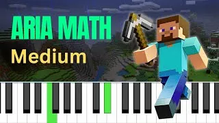 Thumbnail: Minecraft - Aria Math | Piano Tutorial | Medium