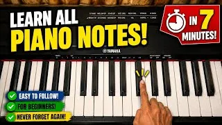 Thumbnail: Learn All Piano Notes in 7 Minutes!