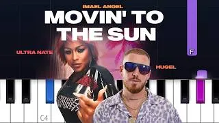 Thumbnail: HUGEL, Ultra Nate, Imael Angel - Movin’ To The Sun  (Piano Tutorial)