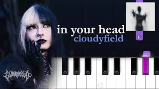 Thumbnail: cloudyfield - in your head (Piano Tutorial)