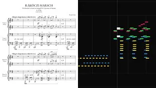 Thumbnail: Liszt – Rákóczi-Marsch - Orchestral version arr. for 2 pianos 8 hands S.652b (MIDI / Edited score)