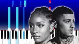 Thumbnail: Heaven Baby - Ayra Starr feat. ZAYN (Piano Tutorial)