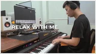 Thumbnail: RELAX WITH ME at Sunset 🌇🎹 Soft Piano, Meditation Music 🎶 Piano Rain Retreat