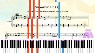Thumbnail: Free Piano Sheet No Woman No Cry by Bob Marley
