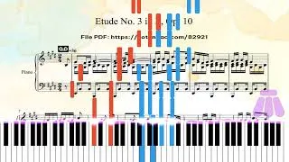 Thumbnail: Free Piano Sheet Etude No. 3 in E, Op. 10 by Frédéric Chopin