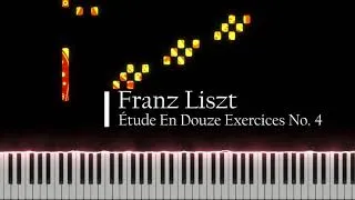 Thumbnail: Liszt - Étude En Douze Exercices No. 4 In D Minor S 136 Piano