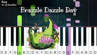 Thumbnail: [Easy] Brazzle Dazzle Day - Pete's Dragon | Piano Tutorial