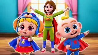 Thumbnail: My Mom Is a Superhero! 🦸‍♀️ Super Mom Saves Baby ❤️ Kids Songs & Nursery Rhymes | PIB World