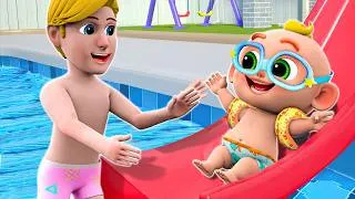 Thumbnail: Safety Rules in the Pool Song 🏊‍♂️ Swimming Pool Safety Tips | Nursery Rhyme & Kids Song | PIB World