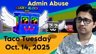 Thumbnail: Steal a Brainrot Taco Tuesday Admin Abuse: Oct. 14, 2025