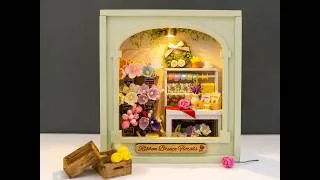 Thumbnail: I Built the CUTEST Miniature Flower Shop 🌸🎀 | DIY Dollhouse Miniature