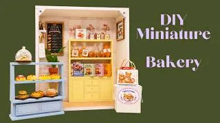 Thumbnail: DIY Miniature Bakery 🥐 Bear & Bun Bakery – Little Window Series | Relaxing Craft Video