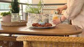Thumbnail: Slow Summer Living in Greece 🇬🇷 | Homemade Breakfast and Greek Food