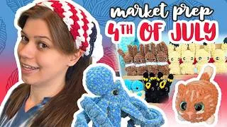 Thumbnail: 4th of July Market Prep | Restocking 60+ Amigurumi Products For My Event! & Super Cute Bandana