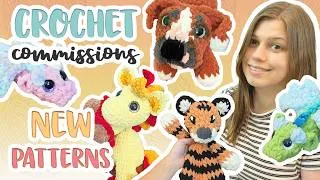 Thumbnail: Fulfilling 11+ Different Crochet Commissions! 🛒 Behind The Scenes of a Crochet Small Business ✨