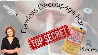 Thumbnail: Flawless Decoupage: The Air Bubble Secret! #decoupage #decoupagetutorial