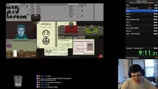 Thumbnail: [PB] Papers, Please "Ending 3" Speedrun in 1:00:48.32