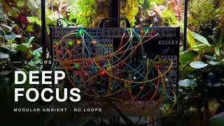 Thumbnail: 3 Hours of Generative Ambient for Deep Focus · Modular Synth & Tape (No Loops)