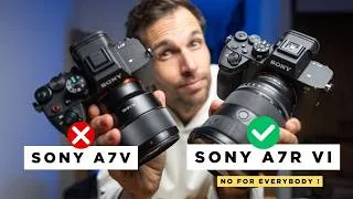 Thumbnail: I Tested the Sony A7V Against the A7R VI: Avoid the Trap !