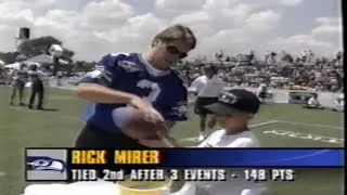 Thumbnail: 1995 NFL Quarterback Challenge - Rick Mirer, Jeff Hostetler, Dave Brown, Neil O'Donnell
