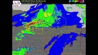 Thumbnail: EAS Timeline | Enhanced Risk Day in Michigan's Upper Peninsula | NOAA Weather Radio