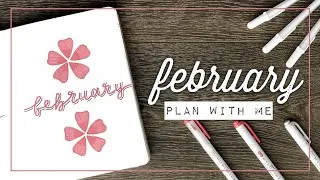 Thumbnail: PLAN WITH ME || February 2022 Bullet Journal Setup - minimalistic + easy