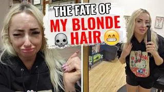 Thumbnail: Is my hair DAMAGED?? 🤦‍♀️ CAN MY BLONDE HAIR BE SAVED!?!
