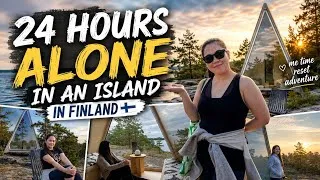 Thumbnail: I Spent 24 Hours ALONE on a Finnish Island 🇫🇮 | €197 Off-Grid Cabin