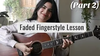 Thumbnail: (Part 2) Faded(Alan Walker) - Fingerstyle Guitar Tutorial - Easy Fingerpicking Guitar Lesson