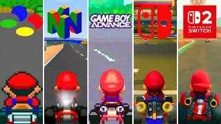 Thumbnail: Evolution of First Courses in Mario Kart Games