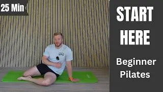 Thumbnail: Pilates for Men Who Feel Too Stiff to Start | 25-Min Beginner Session