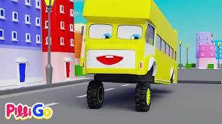 Thumbnail: # Baa Baa Black Sheep 🚌 | Baa Baa Bus & Truck Wheels Song | Pilli Go Nursery Rhymes and Kids Song
