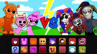 Thumbnail: PINKI and OREN FAMILY vs PROTOTYPE and POMNI FAMILY - EPIC SPRUNKI BATTLE!