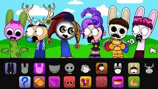 Thumbnail: SPRUNKI BODY SWAP! Love Mod - Poppy PlayTime 5 and Animal Hospital Characters