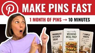Thumbnail: Create a Month of Pinterest Pins in Minutes (New AI Tools)