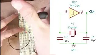 Thumbnail: Motorola 68000 computer build part 1: freerunning the CPU